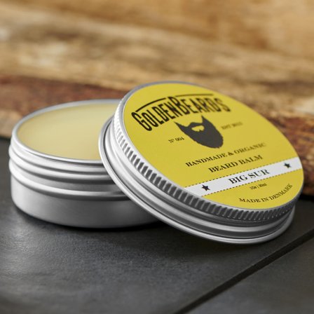 Baume à barbe bio Big Sur pour hommes - Soins spécial barbe