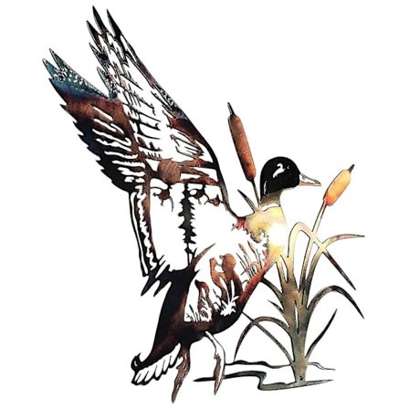 Puutarha-eläinten metalliset seinäkoristeet kotiin, koristeluun puutarhan aitaan