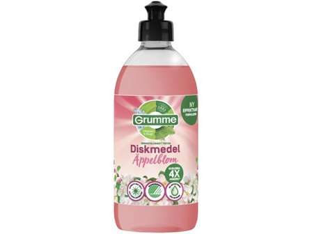 GRUMME Handdiskmedel Äppelblom 500ml 8/fp - Lyreco - Städ och hygien - Diskrengöring - Handdiskmedel