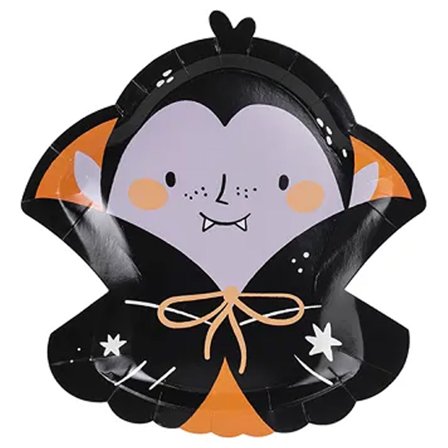 Dracula Papperstallrik 6-pack - Partyninja.se