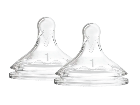 Dr. Brown's Options+ Flaskesmokk Wide-Neck, Str. 1, 0-3 mnd, 2 stk.