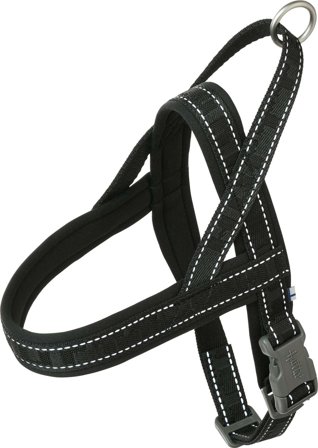 Hurtta Casual Harness ECO valjaat, 50 - 80 cm, musta