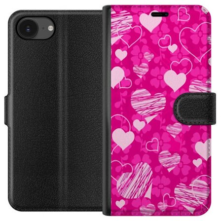 Yhteensopiva Lompakkokotelo Apple Apple iPhone 16e PopSydänKuviointi