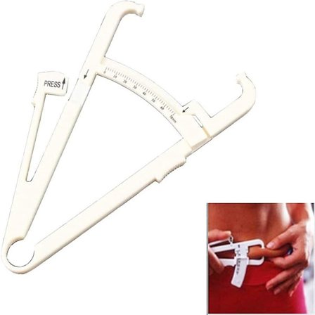 Kroppsfettmätare Kaliper Med Manual & Kroppsfettdiagram Fitnessmått För Noggrann Mätning Av Bmi Hudveck Fitness Och Viktminskning