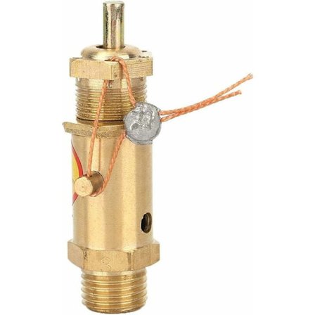 Luftkompressor-tilbageslagsventil, sikkerhedsventil i messing G1/4, reservedele til luftkompressor til kedel-dampgenerator, trykbærende