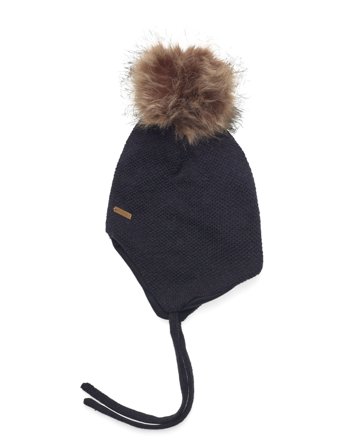 Minymo | Hat W. Detachable Fake Fur | 6-9M