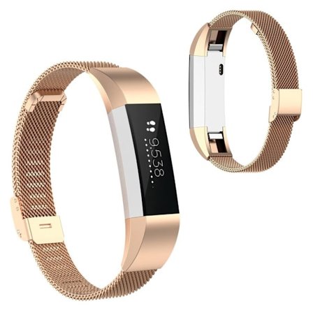 Fitbit Ace / Alta stainless steel watch band - Rose Gold