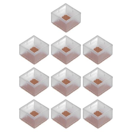 10 KPL Tuolin Jalan Lattiasuoja Kumihuopa Pöydän Jalan Suojus Liukueste Huonekalujen Jalan Suoja Toimistoon Kotiin