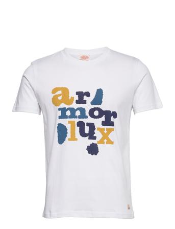 Printed T-Shirt T-shirts Short-sleeved Vit Armor Lux
