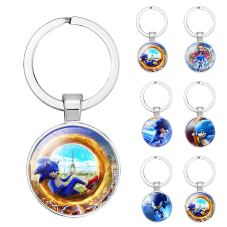 Barnnyckelring Sonic The Hedgehog Pendant Present Brithday Kids