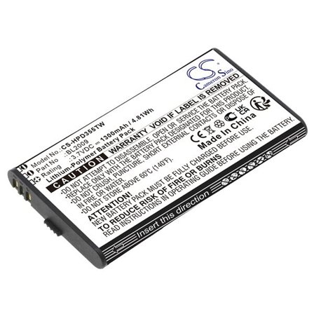 Akku Kaksisuuntainen radio Hytera PD355, PD365, PD375 jne. varten.