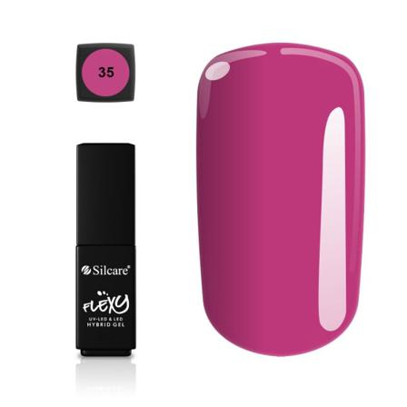 Silcare - Flexy - Hybrid Gel - Color: 35 - 4,5 Gram Lila