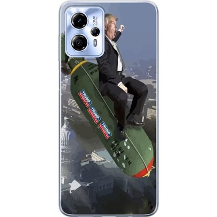 Kompatibelt Mobilskal till Motorola Moto G13 Trump på bomb