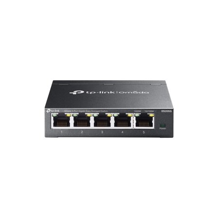 TP-Link Switch easy managed 5 Port • 5x 1 GbE • Lüfterlos, Omada • ES205G