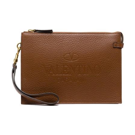 Valentino Garavani Clutches , Bruin , Heren , Maat: ONE Size Tassen