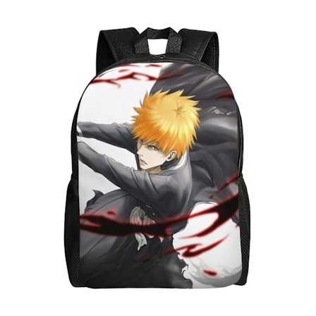 Bleach Rygsæk Sød Anime Stor Kapacitet Multifunktionelle Rygsække Letvægts Sports Rejse Laptop Taske