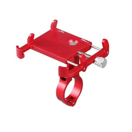 Punainen yleinen moottoripyörän puhelinteline älypuhelimille