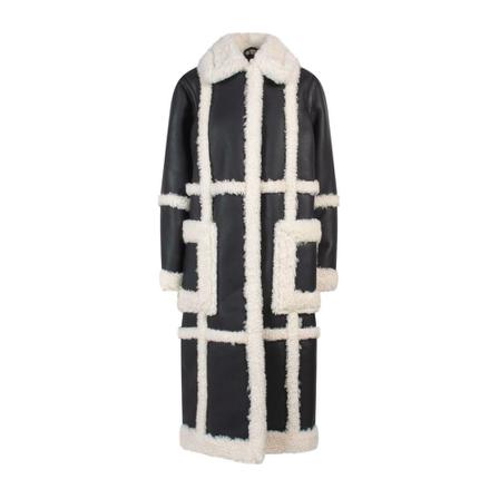 Stand Studio - Trenchcoats - Svart - Dam - Storlek: 2xs, Dam, Storlek: 2XS