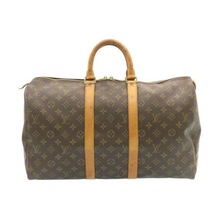Louis Vuitton Vintage, Pre-owned Keepall 45 Bruin, unisex, Maat:ONE Size