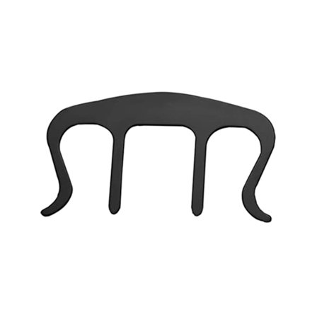 Noteklemme Svart Farge Rustfritt Stål Lettvekt Korrekt Størrelse Noteboksideholder for Sceneøving