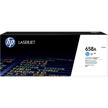 HP Toner W2001A 658A 6K Cyan - Lyreco - Toner och bläck - Tonerkassetter - Toner HP