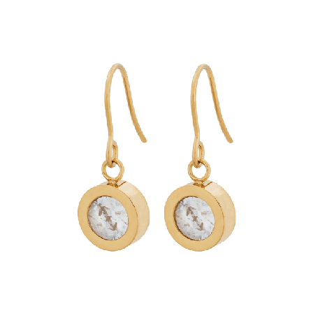 Edblad Stella Hook Earrings Gold Smycken & klockor Dam Guld ONESIZE