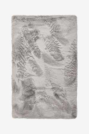 Mattbolaget - Matta Fluffy - Grå - Lugg & ryamattor - 160X215 - Från Homeroom