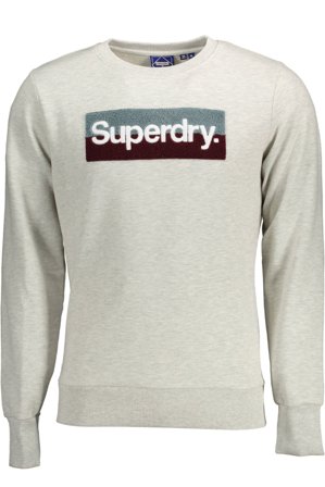Superdry Felpa Senza Zip Uomo Grigio