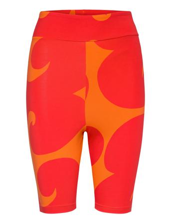 Marimekko Rib Short Tights Knee Length Running/training Tights Multi/mønstret Adidas Performance