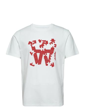 Ace Puzzle T-Shirt T-shirt Hvid Wood Wood