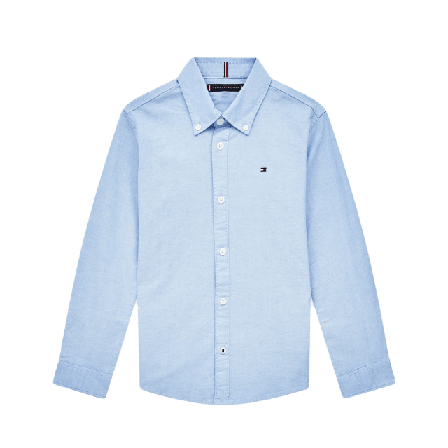 Tommy Hilfiger BOYS STRETCH OXFORD SHIRT L/S Skjortor & blusar Herr Blå 128