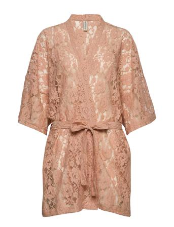 Kira Kimino Grey Lingerie Kimonos Rosa Underprotection