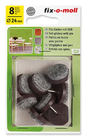 FIX-O-MOLL KNOTT FOR STOL-BORDBEN,MOT RIPER,STØY.TEPPE,HARDE GULV