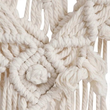 Nordisk bohemsk makramé veggteppe håndvevd dusk hjemme veggdekor stort teppe