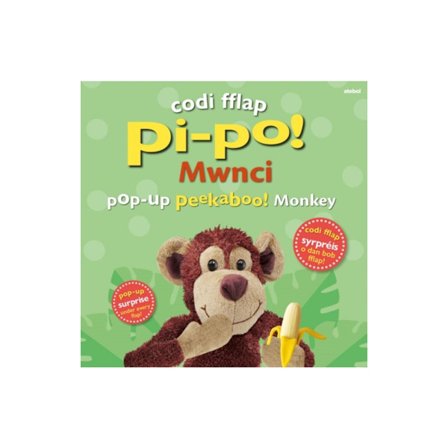 Codi Fflap Pi-po! Mwnci / Pop-up Peekaboo! Monkey (inbunden, eng)