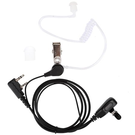 2-pin akustisk tube headset ørepropp for Retevis Kenwood Baofeng toveisradio