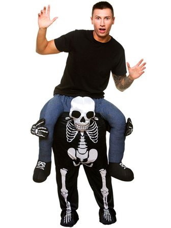 Ridende Skelet Kostume