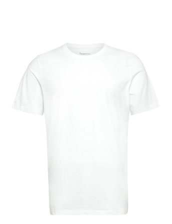 Knowledge Cotton Apparel Basic T-Shirt - White - S