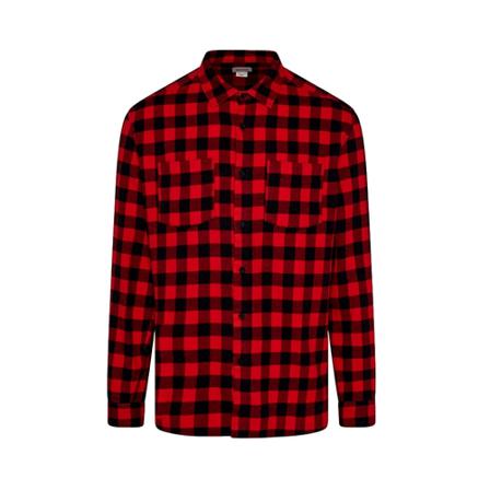 Woolrich Red flannel shirt , Rood , Heren , Maat: S