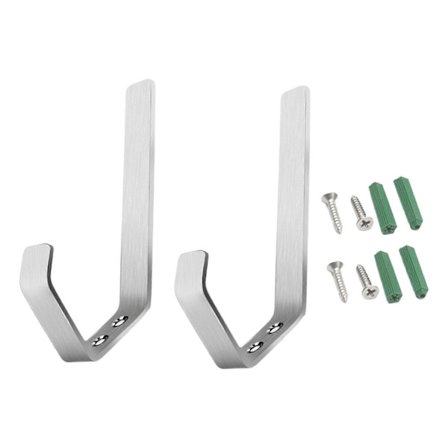 2 Stykker Veggmonterte Kleskroker Dobbel Skjerf Kleskrok Morgenkåpe Organiseringsveske