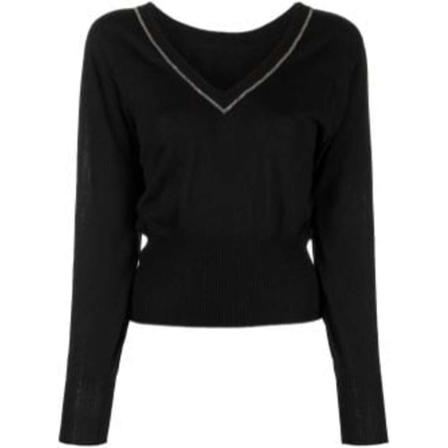 Fabiana Filippi Sweater Sort, Dame