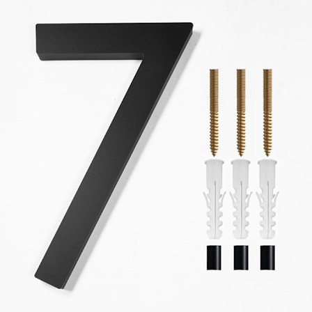 Adresse Store moderne døralfabet Flytende husnummerbokstaver