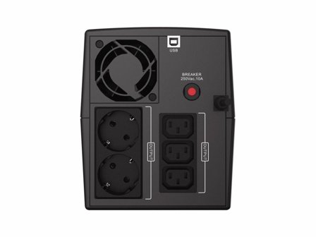 CONCEPTRONIC 1500Va 900W Ups, Iec, Schuko