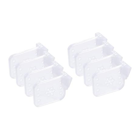 8 kpl Jääkaapin väliseinän jakaja Säädettävä Organizer Keittiö - Perfet 8PCS
