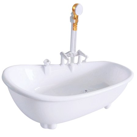 Miniatyr Elektrisk Badekar 1/6 Skala Dukkehus Møbler Barn Leke Leketøy