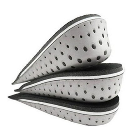 Innleggssåle, minneskum, for å øke høyden på hælene - for menn og kvinner (1 par), 3cm hæl