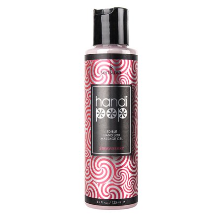SENSUVA - HANDIPOP STRAWBERRY HAND JOB MASSAGE GEL 125 ML