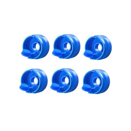 Lock för 3 & 5 Gallonskannor, Återanvändbara Livsmedelsgodkända Silikonlock Passar 55mm Flaskor 6st