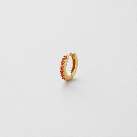 Orange Single Hoop