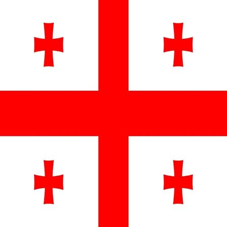 Georgiens flagga 100